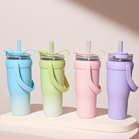 900ML stainless steel vacuum sports water bottle powder coating finish