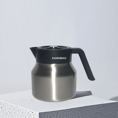 900ML double wall stainless steel vacuum teapot with infuser