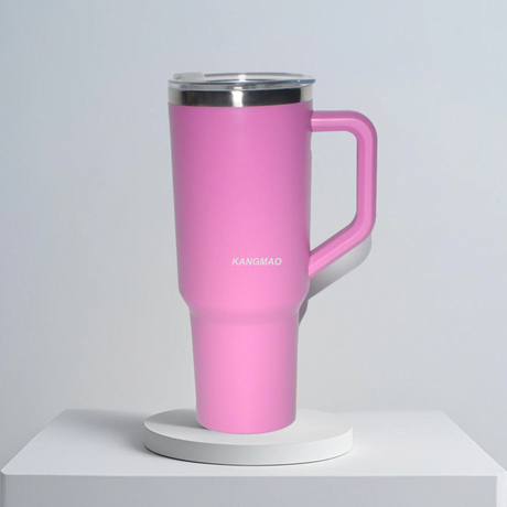 40OZ double wall stainless steel large capacity tumbler with straw